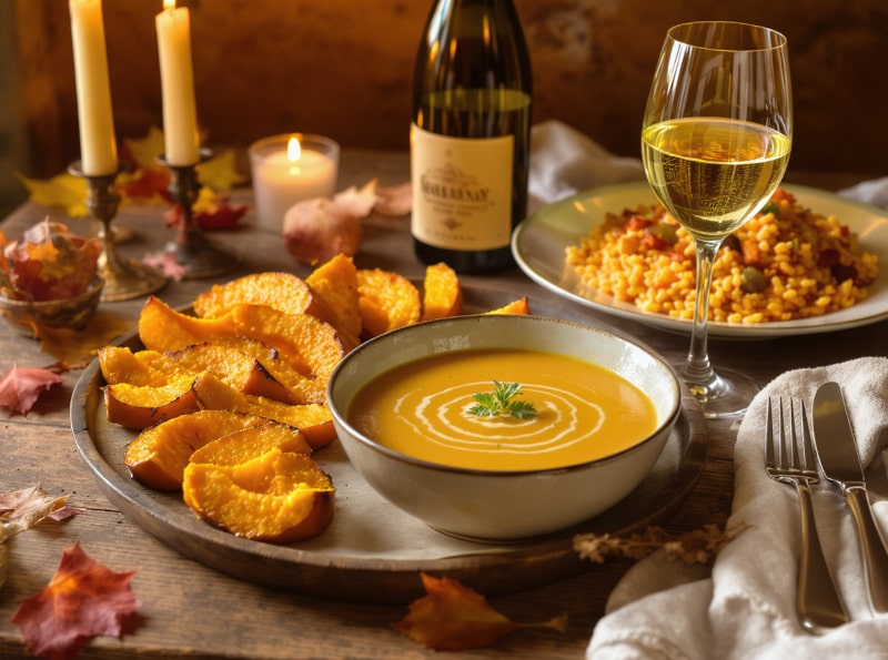 Kürbisgerichte mit Wein – herbstliche Rezepte und Weinempfehlungen